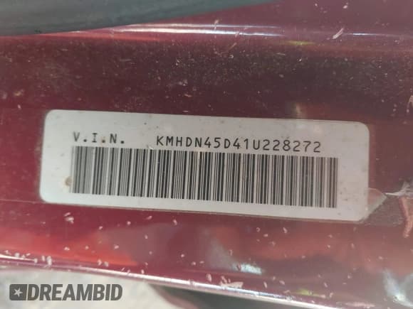 ✅ 2001 Hyundai Elantra GLS • VIN: KMHDN45D41U228272 • Lot: 41227813. Wystawiony na IAAI z przebiegiem 88 108 mil. Bezpłatny archiwum sprzedaży aukcyjnych z USA i szczegółowy raport historii pojazdu na DreamBid. Zdjęcie 9.