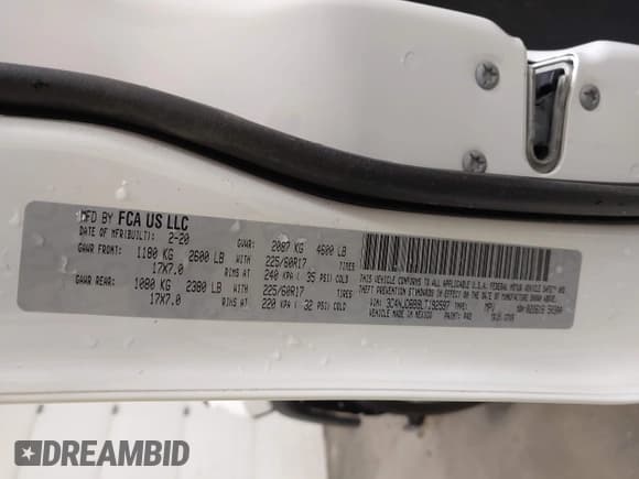 ✅ 2020 Jeep Compass Latitude • VIN: 3C4NJDBB9LT192597 • Lot: 43445567. Wystawiony na IAAI z przebiegiem 19 918 mil. Bezpłatny archiwum sprzedaży aukcyjnych z USA i szczegółowy raport historii pojazdu na DreamBid. Zdjęcie 9.