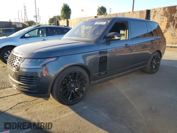 ✅ 2020 Land Rover Range Rover • VIN: SALGS5SE5LA401906 • Lot: 80984324. Wystawiony na Copart z przebiegiem 44 564 mil. Bezpłatny archiwum sprzedaży aukcyjnych z USA i szczegółowy raport historii pojazdu na DreamBid. Zdjęcie 1.