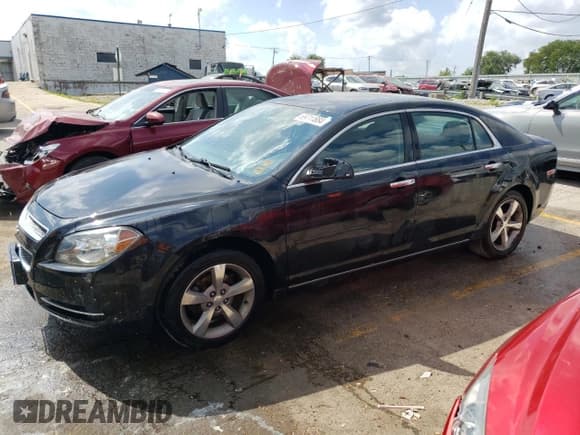 ✅ 2012 Chevrolet Malibu 1LT • VIN: 1G1ZC5E00CF215716 • Lot: 69711884. Listed on Copart with 108,984 mi. Free auction sales archive from the USA and detailed vehicle history report at DreamBid. Image 1.