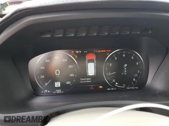 ✅ 2019 Volvo XC90 Inscription • VIN: YV4A22PL7K1462804 • Lot: 56642925. Listed on Copart with 72,505 mi. Free auction sales archive from the USA and detailed vehicle history report at DreamBid. Image 9.