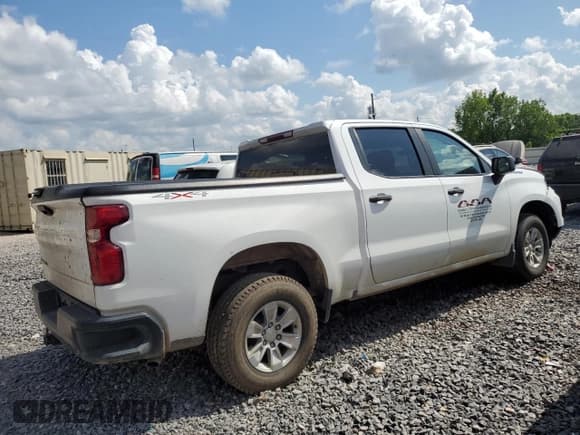 ✅ 2022 Chevrolet Silverado 1500 Work Truck • VIN: 1GCUDAED1NZ619099 • Lot: 62462925. Listed on Copart with 91,839 mi. Free auction sales archive from the USA and detailed vehicle history report at DreamBid. Image 3.