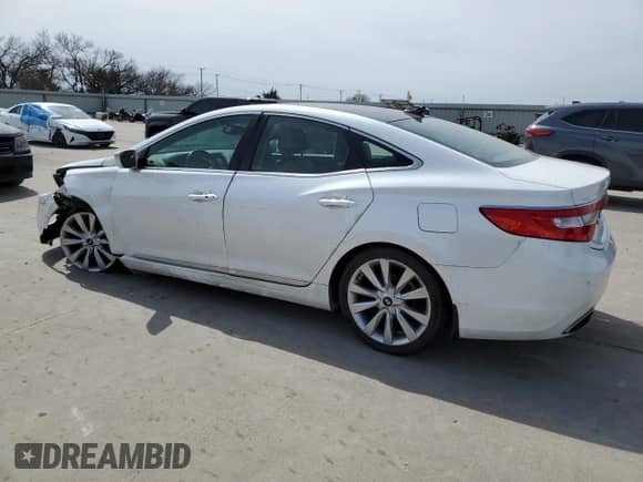 2014 Hyundai Azera Limited with VIN KMHFH4JG5EA413101, listed as a Copart auction lot 47261925 with Not provided miles and Salvage title. Bid and sale history available at DreamBid. Image 2.