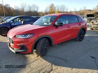 ✅ 2024 Honda HR-V Sport • VIN: 3CZRZ2H53RM748691 • Lot: 90606335. Wystawiony na Copart z przebiegiem 18 810 mil. Bezpłatny archiwum sprzedaży aukcyjnych z USA i szczegółowy raport historii pojazdu na DreamBid. Zdjęcie 1.