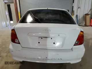 2005 Hyundai Accent GLS with VIN KMHCG35C55U346571, listed as a Copart auction lot 81104844 with Not provided miles and Salvage title. Bid and sale history available at DreamBid. Image 6.