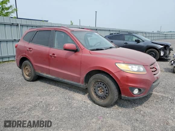 2010 Hyundai Santa Fe GL with VIN 5NMSGDAGXAH369098, listed as a Copart auction lot 60051345 with 202,136 mi miles and Clean title. Bid and sale history available at DreamBid. Image 4.