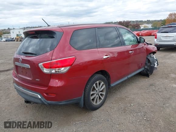 ✅ 2015 Nissan Pathfinder SL • VIN: 5N1AR2MM1FC616411 • Lot: 43515890. Listed on IAAI with 98,932 mi. Free auction sales archive from the USA and detailed vehicle history report at DreamBid. Image 4.