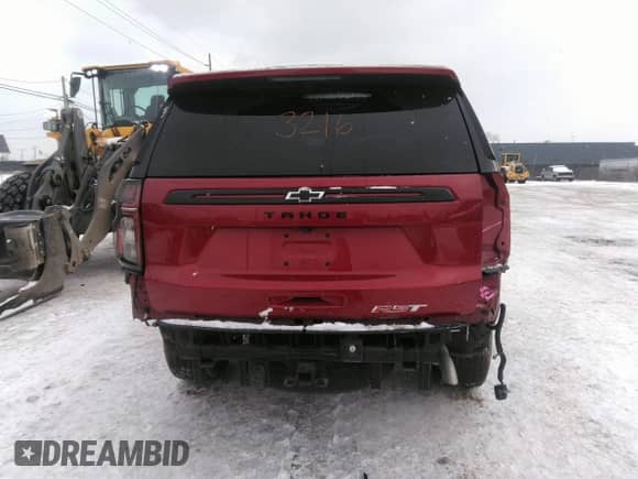 2023 Chevrolet Tahoe RST z VIN 1GNSKRKD8PR379902, wystawiony jako IAAI lot #41331695 z przebiegiem 36 280 mil mil oraz . Historia ofert i sprzedaży dostępna na DreamBid. Obrazek 16.