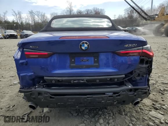 ✅ 2024 BMW 4 Series 430i xDrive • VIN: WBA43AT09RCP00263 • Lot: 48894815. Listed on Copart with 17,688 mi. Free auction sales archive from the USA and detailed vehicle history report at DreamBid. Image 6.