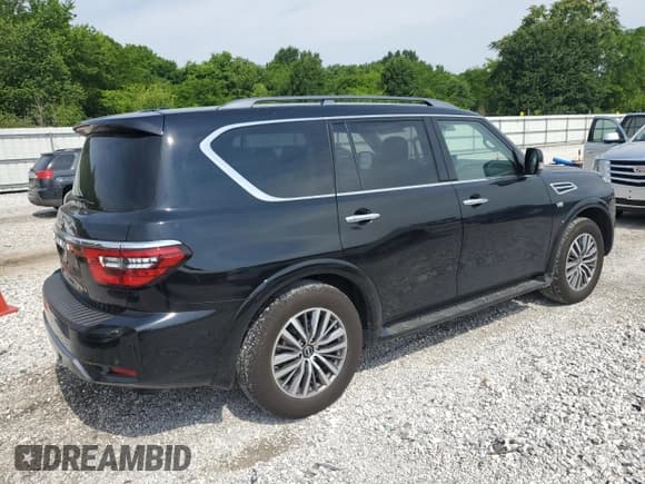 ✅ 2021 Nissan Armada SV • VIN: JN8AY2AD4M9662955 • Lot: 59873295. Listed on Copart with 55,771 mi. Free auction sales archive from the USA and detailed vehicle history report at DreamBid. Image 3.