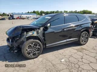 2022 Hyundai Tucson N Line z VIN KM8JFCAE6NU147403, wystawiony jako Copart lot #59142055 z przebiegiem 38 044 mil mil oraz Szkoda całkowita • Salvage title. Historia ofert i sprzedaży dostępna na DreamBid. Obrazek 1.