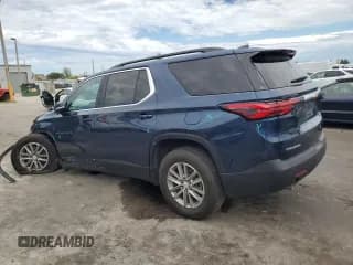 ✅ 2023 Chevrolet Traverse LT • VIN: 1GNERHKW0PJ167353 • Lot: 62160475. Wystawiony na Copart z przebiegiem 76 714 mil. Bezpłatny archiwum sprzedaży aukcyjnych z USA i szczegółowy raport historii pojazdu na DreamBid. Zdjęcie 2.