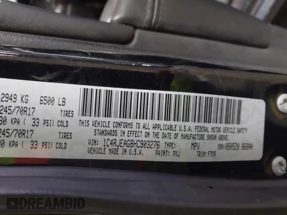 ✅ 2017 Jeep Grand Cherokee 75th Anniversary • VIN: 1C4RJEAG8HC903276 • Lot: 42000697. Listed on IAAI with 134,784 mi. Free auction sales archive from the USA and detailed vehicle history report at DreamBid. Image 9.
