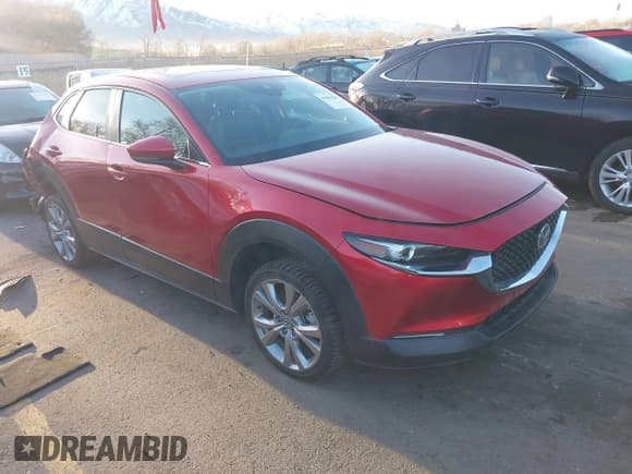 ✅ 2022 Mazda CX-30 S Carbon Edition • VIN: 3MVDMBCL4NM431242 • Lot: 41851636. Listed on IAAI with 40,982 mi. Free auction sales archive from the USA and detailed vehicle history report at DreamBid. Image 1.