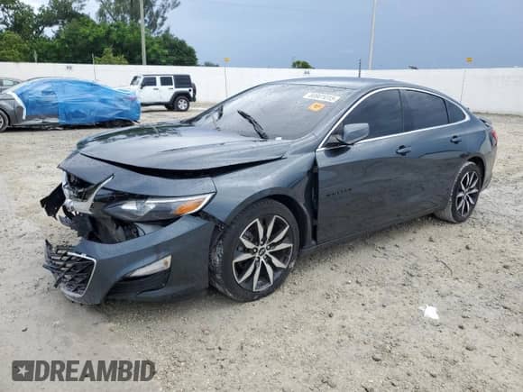 ✅ 2021 Chevrolet Malibu RS • VIN: 1G1ZG5ST9MF036112 • Лот: 80901015. Размещён на Copart с пробегом Не указан миль. Получите бесплатный доступ к архиву аукционных продаж из США и посмотрите подробный отчёт об истории автомобиля на DreamBid. Изображение 1.