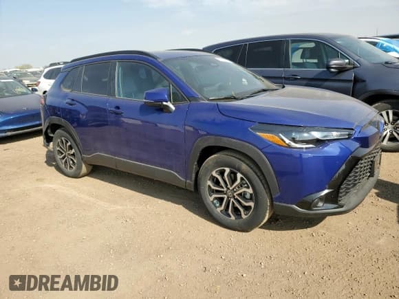 ✅ 2024 Toyota Corolla Cross Hybrid S • VIN: 7MUFBABGXRV025718 • Lot: 54179145. Listed on Copart with 6,790 mi. Free auction sales archive from the USA and detailed vehicle history report at DreamBid. Image 4.