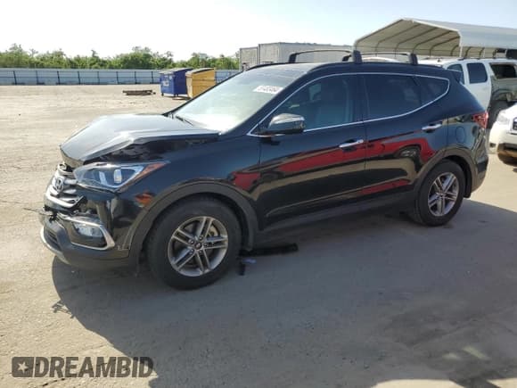 ✅ 2018 Hyundai Santa Fe 2.4L • VIN: 5XYZU3LB6JG518457 • Лот: 53483464. Опубликован ранее на Copart с пробегом 62 274 миль. Бесплатный доступ к архиву аукционных продаж из США и подробный отчёт об истории автомобиля на DreamBid. Изображение 1.