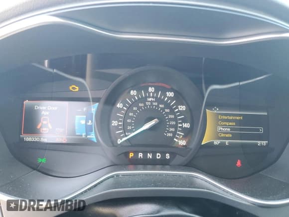 ✅ 2016 Ford Fusion Titanium • VIN: 3FA6P0K96GR308775 • Lot: 84474715. Listed on Copart with 188,330 mi. Free auction sales archive from the USA and detailed vehicle history report at DreamBid. Image 9.