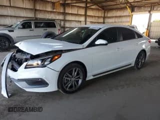 ✅ 2017 Hyundai Sonata Sport • VIN: 5NPE34AB0HH526731 • Лот: 57255815. Опубликован ранее на Copart с пробегом 101 256 миль. Бесплатный доступ к архиву аукционных продаж из США и подробный отчёт об истории автомобиля на DreamBid. Изображение 1.