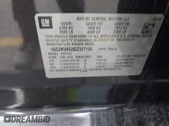 ✅ 2016 Chevrolet Silverado 2500HD Work Truck • VIN: 1GC2KUEG8GZ327106 • Лот: 43749200. Опубликован ранее на IAAI с пробегом 111 831 миль. Бесплатный доступ к архиву аукционных продаж из США и подробный отчёт об истории автомобиля на DreamBid. Изображение 9.