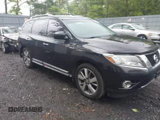 ✅ 2015 Nissan Pathfinder Platinum • VIN: 5N1AR2MM0FC683890 • Lot: 42306900. Listed on IAAI with 117,715 mi. Free auction sales archive from the USA and detailed vehicle history report at DreamBid. Image 1.