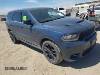 ✅ 2020 Dodge Durango R/T • VIN: 1C4SDHCT3LC166386 • Lot: 41816139. Listed on IAAI with 104,637 mi. Free auction sales archive from the USA and detailed vehicle history report at DreamBid. Image 1.
