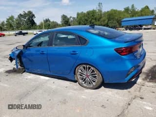 ✅ 2023 Kia Forte GT • VIN: 3KPF44AC1PE620906 • Лот: 71457555. Опубликован ранее на Copart с пробегом 38 478 миль. Бесплатный доступ к архиву аукционных продаж из США и подробный отчёт об истории автомобиля на DreamBid. Изображение 2.