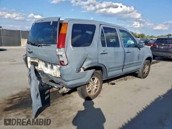 ✅ 2003 Honda CR-V EX • VIN: JHLRD788X3C042308 • Lot: 93863985. Listed on Copart with 257,495 mi. Free auction sales archive from the USA and detailed vehicle history report at DreamBid. Image 3.