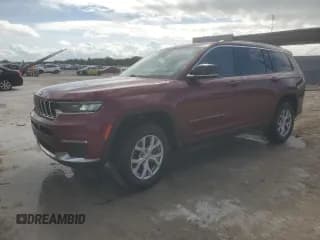 ✅ 2021 Jeep Grand Cherokee Limited • VIN: 1C4RJKBG8M8184752 • Lot: 85597395. Listed on Copart with 54,595 mi. Free auction sales archive from the USA and detailed vehicle history report at DreamBid. Image 1.