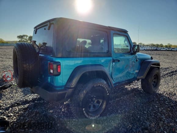 ✅ 2020 Jeep Wrangler Sport S • VIN: 1C4GJXAG6LW222639 • Lot: 87368425. Wystawiony na Copart z przebiegiem 38 139 mil. Bezpłatny archiwum sprzedaży aukcyjnych z USA i szczegółowy raport historii pojazdu na DreamBid. Zdjęcie 3.