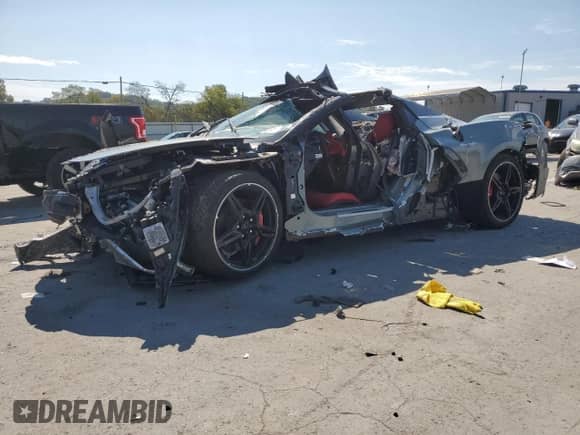 2023 Chevrolet Corvette 2LT с VIN 1G1YB3D46P5138627, выставлен на аукционе Copart как лот 70691464 с пробегом Не указан миль и Списание • Salvage title. История ставок и продаж доступна на DreamBid. Изображение 1.