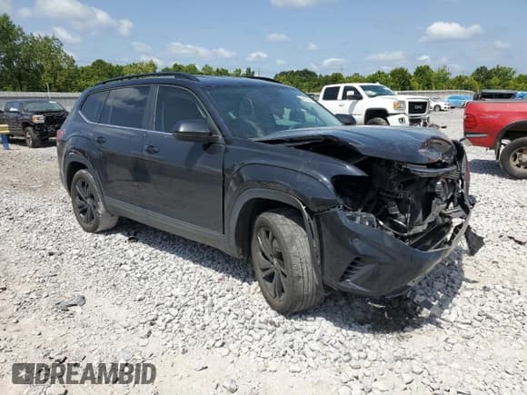 ✅ 2023 Volkswagen Atlas SE • VIN: 1V2WR2CA6PC509128 • Lot: 64451895. Wystawiony na Copart z przebiegiem 53 209 mil. Bezpłatny archiwum sprzedaży aukcyjnych z USA i szczegółowy raport historii pojazdu na DreamBid. Zdjęcie 4.