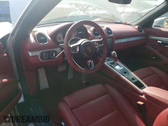 ✅ 2022 Porsche 718 Boxster GTS 4.0 • VIN: WP0CD2A81NS228425 • Lot: 65396893. Listed on Copart with 18,229 mi. Free auction sales archive from the USA and detailed vehicle history report at DreamBid. Image 8.