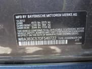 ✅ 2013 BMW 3 Series 328i xDrive • VIN: WBA3B3C57DF540722 • Lot: 43786251. Listed on IAAI with 87,207 mi. Free auction sales archive from the USA and detailed vehicle history report at DreamBid. Image 9.