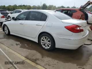 2013 Hyundai Genesis 3.8L with VIN KMHGC4DD0DU209260, listed as a Copart auction lot 71256394 with Not provided miles and Non repairable. Bid and sale history available at DreamBid. Image 2.