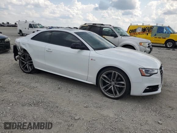 ✅ 2016 Audi S5 Premium Plus • VIN: WAUC4AFR1GA011216 • Lot: 80342435. Listed on Copart with 55,212 mi. Free auction sales archive from the USA and detailed vehicle history report at DreamBid. Image 4.