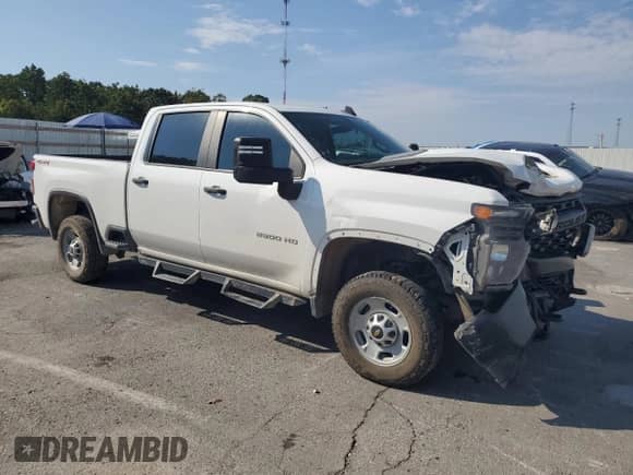 2020 Chevrolet Silverado 2500HD Work Truck z VIN 1GC1YLE76LF331137, wystawiony jako Copart lot #80675365 z przebiegiem 156 126 mil mil oraz Szkoda całkowita • Salvage title. Historia ofert i sprzedaży dostępna na DreamBid. Obrazek 4.