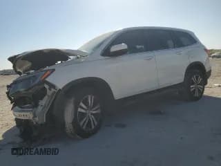 ✅ 2018 Honda Pilot EX • VIN: 5FNYF5H31JB016854 • Лот: 44300525. Опубликован ранее на Copart с пробегом 84 730 миль. Бесплатный доступ к архиву аукционных продаж из США и подробный отчёт об истории автомобиля на DreamBid. Изображение 1.