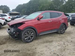 2018 Hyundai Santa Fe Ultimate with VIN 5XYZW4LA4JG513541, listed as a Copart auction lot 69123355 with 126,024 mi miles and Salvage title. Bid and sale history available at DreamBid. Image 1.