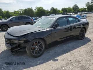 2022 Dodge Charger SXT with VIN 2C3CDXBGXNH235372, listed as a Copart auction lot 60211625 with 50,554 mi miles and Salvage title. Bid and sale history available at DreamBid. Image 1.