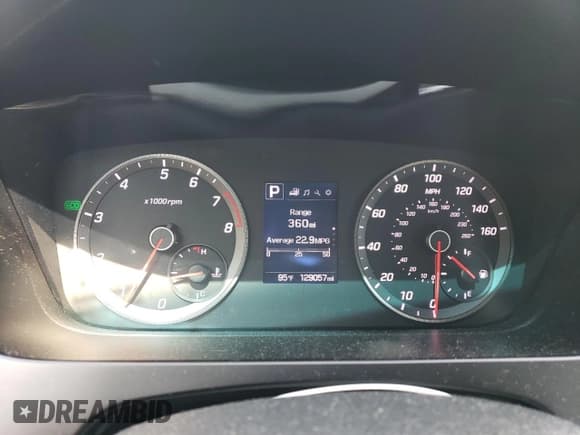 ✅ 2017 Hyundai Sonata Sport • VIN: 5NPE34AB7HH552565 • Lot: 52056263. Listed on Copart with 129,057 mi. Free auction sales archive from the USA and detailed vehicle history report at DreamBid. Image 9.