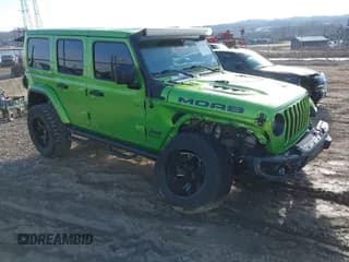 ✅ 2019 Jeep Wrangler Unlimited Sahara • VIN: 1C4HJXEG2KW575571 • Lot: 41737075. Listed on IAAI with 49,501 mi. Free auction sales archive from the USA and detailed vehicle history report at DreamBid. Image 1.