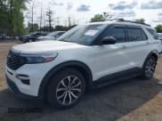 ✅ 2022 Ford Explorer ST-Line • VIN: 1FMSK8KH1NGB36460 • Lot: 42396094. Listed on IAAI with 95,392 mi. Free auction sales archive from the USA and detailed vehicle history report at DreamBid. Image 17.