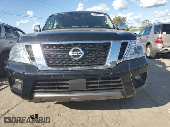 ✅ 2020 Nissan Armada Platinum • VIN: JN8AY2NF6L9361615 • Lot: 71272574. Listed on Copart with Not provided. Free auction sales archive from the USA and detailed vehicle history report at DreamBid. Image 5.