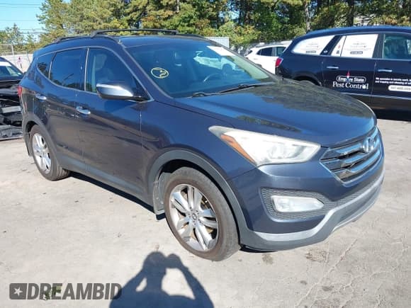 ✅ 2013 Hyundai Santa Fe Sport • VIN: 5XYZU3LA4DG099729 • Lot: 43463958. Listed on IAAI with 164,931 mi. Free auction sales archive from the USA and detailed vehicle history report at DreamBid. Image 1.