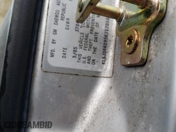 ✅ 2005 Suzuki Reno S • VIN: KL5JD66Z95K217050 • Лот: 86785194. Опубликован ранее на Copart с пробегом 77 614 миль. Бесплатный доступ к архиву аукционных продаж из США и подробный отчёт об истории автомобиля на DreamBid. Изображение 14.