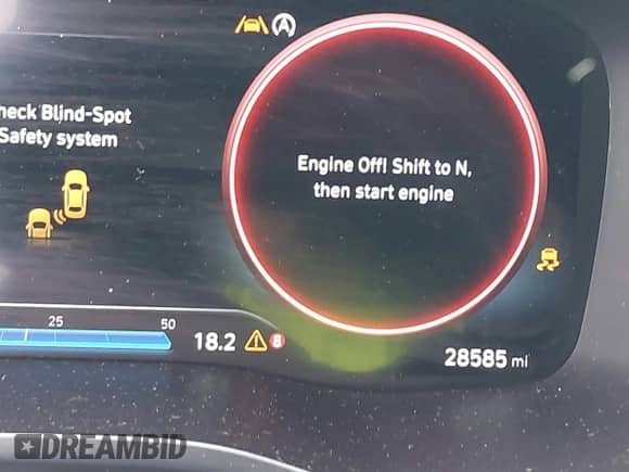 2023 Hyundai Santa Fe Calligraphy with VIN 5NMS54AL5PH613137, listed as a IAAI auction lot 43221208 with 28,585 mi miles and . Bid and sale history available at DreamBid. Image 16.