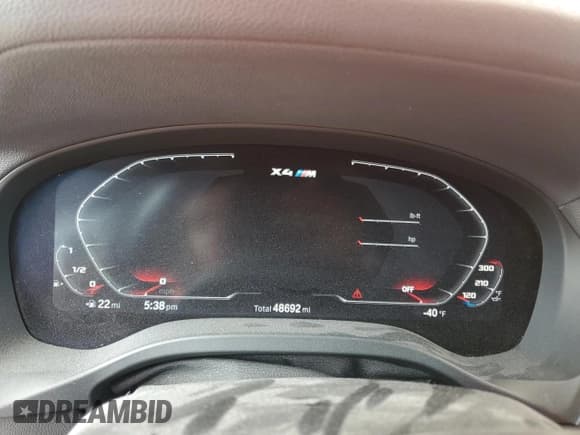 ✅ 2021 BMW X4 M • VIN: 5YMUJ0C02M9F18326 • Лот: 81575004. Опубликован ранее на Copart с пробегом 48 692 миль. Бесплатный доступ к архиву аукционных продаж из США и подробный отчёт об истории автомобиля на DreamBid. Изображение 9.