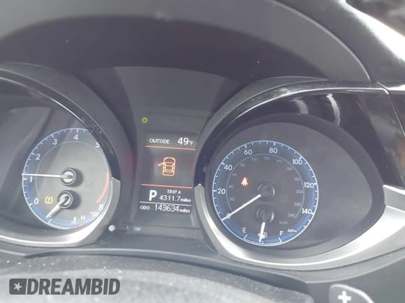 ✅ 2014 Toyota Corolla S Plus • VIN: 5YFBURHE3EP075287 • Lot: 43777426. Listed on IAAI with 143,634 mi. Free auction sales archive from the USA and detailed vehicle history report at DreamBid. Image 7.