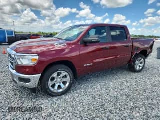 2024 Ram 1500 Big Horn with VIN 1C6RREFT4RN100962, listed as a Copart auction lot 71767755 with 27,270 mi miles and Salvage title. Bid and sale history available at DreamBid. Image 1.
